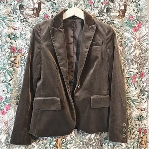 Theory "Suede" Grey Blazer